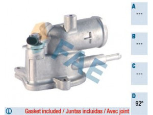 FAE 5350092 termostatas, aušinimo skystis 
 Aušinimo sistema -> Termostatas/tarpiklis -> Thermostat
611 200 03 15, 611 200 05 15, 611 203 08 75