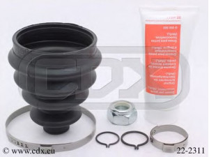CDX 22-2311 gofruotoji membrana, kardaninis velenas 
 Ratų pavara -> Gofruotoji membrana