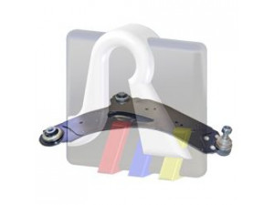 RTS 96-90408-1 vikšro valdymo svirtis 
 Ašies montavimas/vairavimo mechanizmas/ratai -> Valdymo svirtis/pasukamosios svirties sujungimas -> Vairo trauklės (valdymo svirtis, išilginis balansyras, diago
54502-00QAA, 54502-00QAB, 4408959