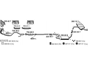 ERNST 010493 išmetimo sistema 
 Išmetimo sistema -> Išmetimo sistema, visa