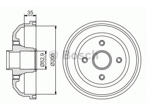 BOSCH 0 986 477 265 stabdžių būgnas 
 Stabdžių sistema -> Būgninis stabdys -> Stabdžių būgnas
09196 287, 9196 287, 418000, 9196287