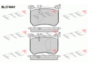 FTE BL2746A1 stabdžių trinkelių rinkinys, diskinis stabdys 
 Techninės priežiūros dalys -> Papildomas remontas
006 420 49 20, 006 420 97 20, 007 420 32 20