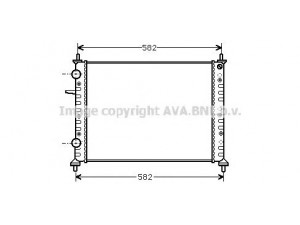 AVA QUALITY COOLING FT2158 radiatorius, variklio aušinimas