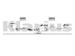 KLARIUS 270384U išmetimo sistema