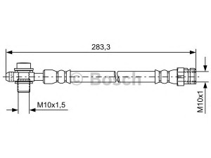 BOSCH 1 987 481 736 stabdžių žarnelė 
 Stabdžių sistema -> Stabdžių žarnelės
5N0 611 775, 5N0 611 775 A, 5N0 611 775 B