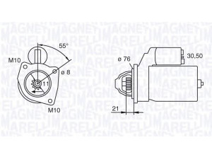 MAGNETI MARELLI 063193001010 starteris 
 Elektros įranga -> Starterio sistema -> Starteris
12412247063, 12414496934