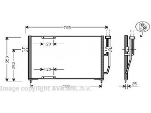 AVA QUALITY COOLING VO5094 kondensatorius, oro kondicionierius 
 Oro kondicionavimas -> Kondensatorius
30818183, 30897260