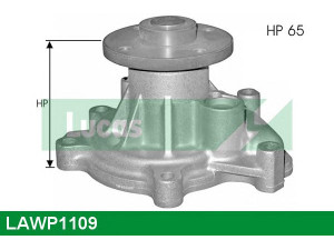 LUCAS ENGINE DRIVE LAWP1109 vandens siurblys 
 Aušinimo sistema -> Vandens siurblys/tarpiklis -> Vandens siurblys
1610009140, 1610009141, 161000J010