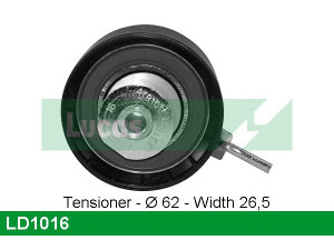 LUCAS ENGINE DRIVE LD1016 įtempiklio skriemulys, paskirstymo diržas