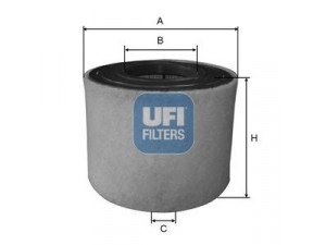 UFI 27.A54.00 oro filtras 
 Filtrai -> Oro filtras
4G0133843K