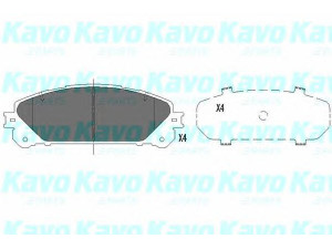 KAVO PARTS KBP-9116 stabdžių trinkelių rinkinys, diskinis stabdys 
 Techninės priežiūros dalys -> Papildomas remontas
044650E010, 044650E020, 0446548150