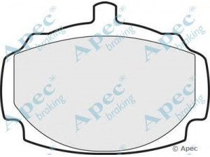 APEC braking PAD10 stabdžių trinkelių rinkinys, diskinis stabdys 
 Techninės priežiūros dalys -> Papildomas remontas
GBP202, GBP202AF, GBP256