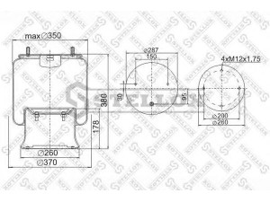 STELLOX 90-02851-SX dėklas, pneumatinė pakaba
017685