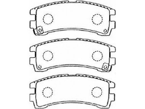AISIN B2N050 stabdžių trinkelių rinkinys, diskinis stabdys
44060-08G11, 44060-32G85, AY060-NS002