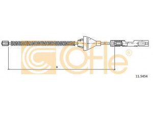 COFLE 11.5454 trosas, stovėjimo stabdys 
 Stabdžių sistema -> Valdymo svirtys/trosai
1034280, 1064280, 1094178, 1209852
