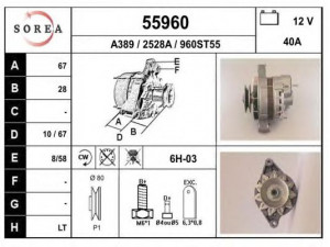 EAI 55960 kintamosios srovės generatorius