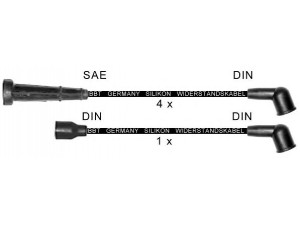 BBT ZK1674 uždegimo laido komplektas 
 Kibirkšties / kaitinamasis uždegimas -> Uždegimo laidai/jungtys
22450-16B27, 22450-19B27