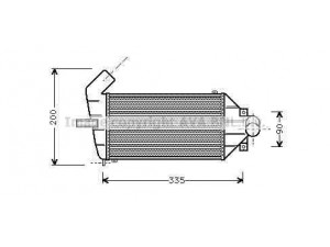 AVA QUALITY COOLING OL4262 tarpinis suslėgto oro aušintuvas, kompresorius 
 Variklis -> Oro tiekimas -> Įkrovos agregatas (turbo/superįkrova) -> Tarpinis suslėgto oro aušintuvas
1300405, 09119480, 09129353, 90570747