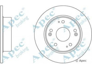 APEC braking DSK2433 stabdžių diskas 
 Dviratė transporto priemonės -> Stabdžių sistema -> Stabdžių diskai / priedai
42510SEAE00, 42510SEAE50