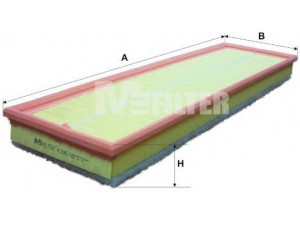 MFILTER K 295 oro filtras 
 Techninės priežiūros dalys -> Techninės priežiūros intervalai
13 71 2 243 783, 13 71 2 246 416