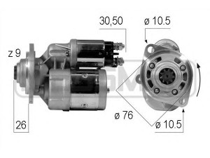 MESSMER 220041 starteris 
 Elektros įranga -> Starterio sistema -> Starteris
443 115 141 310, 443 115 142 350