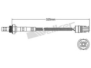 WALKER PRODUCTS 250-24413 lambda jutiklis 
 Išmetimo sistema -> Lambda jutiklis
11787832035, 001 540 12 17