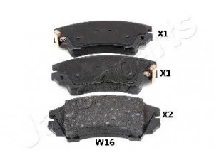 JAPANPARTS PA-W16AF stabdžių trinkelių rinkinys, diskinis stabdys 
 Techninės priežiūros dalys -> Papildomas remontas
13237751