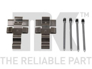 NK 79151852 priedų komplektas, diskinių stabdžių trinkelės 
 Stabdžių sistema -> Diskinis stabdys -> Stabdžių dalys/priedai