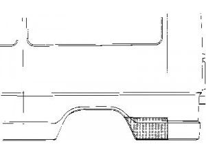 VAN WEZEL 3070144 šoninis skydas 
 Kėbulas -> Kuro bakas/dalys