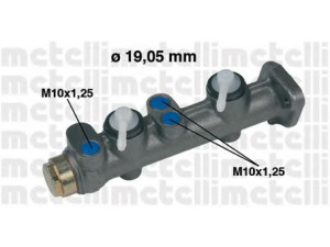 METELLI 05-0006 pagrindinis cilindras, stabdžiai 
 Stabdžių sistema -> Pagrindinis stabdžių cilindras
4340183, 4341759, 4341935, 4372984