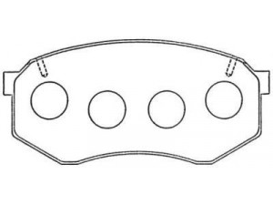 AISIN ASN-260 stabdžių trinkelių rinkinys, diskinis stabdys
0446522040, 0446522050, 0446522060