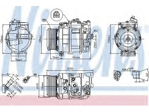 NISSENS 89412 kompresorius, oro kondicionierius 
 Oro kondicionavimas -> Kompresorius/dalys
0012308311, 0022301111, 0022305311