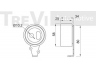 TREVI AUTOMOTIVE TD1422 įtempiklio skriemulys, paskirstymo diržas
0K05412700, 0K05412700A