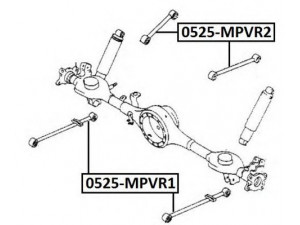 ASVA 0525-MPVR2 vikšro valdymo svirtis 
 Ašies montavimas/vairavimo mechanizmas/ratai -> Valdymo svirtis/pasukamosios svirties sujungimas -> Vairo trauklės (valdymo svirtis, išilginis balansyras, diago
L022-28-210, LA01-28-210, LA01-28-210D