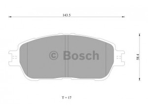 BOSCH 0 986 AB1 402 stabdžių trinkelių rinkinys, diskinis stabdys 
 Techninės priežiūros dalys -> Papildomas remontas
04465 21020, 04465 28510, 04465 33270
