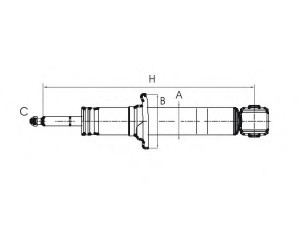 SCT Germany Z 2713 amortizatorius 
 Pakaba -> Amortizatorius
443 513 031 P, 4A0 513 031, 4A0 513 031 B