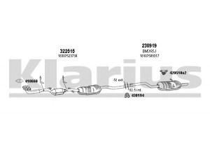 KLARIUS 060444E išmetimo sistema