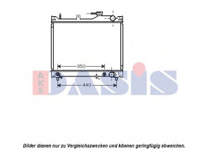 AKS DASIS 320041N radiatorius, variklio aušinimas 
 Aušinimo sistema -> Radiatorius/alyvos aušintuvas -> Radiatorius/dalys
1770066D11