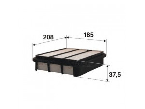 VALEO 585197 oro filtras 
 Filtrai -> Oro filtras
1137575, 17220-P07-000, 17220-P07-T00