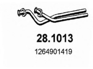 ASSO 28.1013 išleidimo kolektorius 
 Išmetimo sistema -> Išmetimo vamzdžiai
1264901419