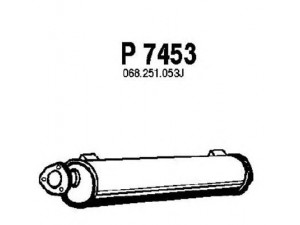 FENNO P7453 galinis duslintuvas 
 Išmetimo sistema -> Duslintuvas
068251053J