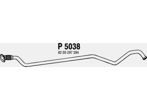 FENNO P5038 išleidimo kolektorius 
 Išmetimo sistema -> Išmetimo vamzdžiai
BM50028, 8200017580, 8200297284