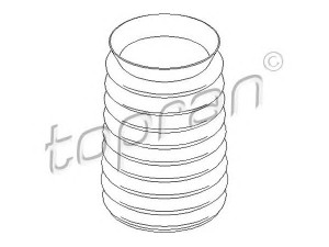 TOPRAN 401 528 apsauginis dangtelis/gofruotoji membrana, amortizatorius 
 Pakaba -> Amortizatorius
124 323 01 92, 129 323 00 92, 129 323 01 92