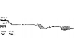 ERNST 010552 išmetimo sistema 
 Išmetimo sistema -> Išmetimo sistema, visa