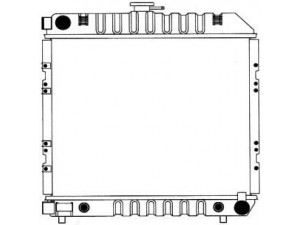 SAKURA  Automotive 1311-0204 radiatorius, variklio aušinimas