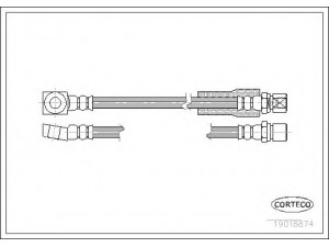 CORTECO 19018874 stabdžių žarnelė 
 Stabdžių sistema -> Stabdžių žarnelės
-, 562345, 562350, 562358, 90235568
