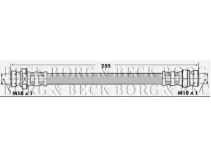 BORG & BECK BBH6049 stabdžių žarnelė 
 Stabdžių sistema -> Stabdžių žarnelės
91 122 281, 91122281, 5154085050