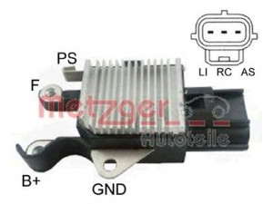 METZGER 2390033 reguliatorius, kintamosios srovės generatorius 
 Elektros įranga -> Kint. sr. generatorius/dalys -> Reguliatorius
3M5T10300YD