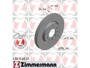 ZIMMERMANN 430.1468.20 stabdžių diskas 
 Dviratė transporto priemonės -> Stabdžių sistema -> Stabdžių diskai / priedai
4 241 428, 569 047, 90 442 513