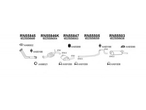 VENEPORTE 550301 išmetimo sistema 
 Išmetimo sistema -> Išmetimo sistema, visa